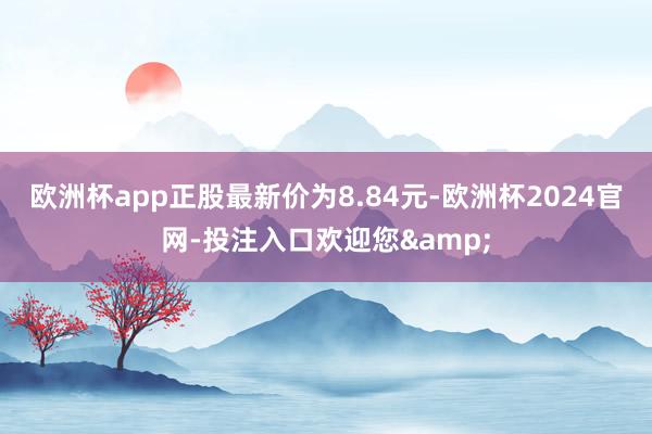 欧洲杯app正股最新价为8.84元-欧洲杯2024官网-投注入口欢迎您&